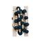 Hello Honey® 6ft. Blue Wool Felt Balls & Natural Wood Beads Garland